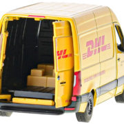 KINSMART Auto model dodávka 1:48 Mercedes-Benz DHL 13cm kov PB