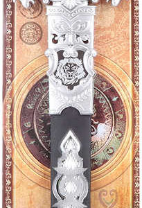 Meč dětský rytířský 53cm set s pouzdrem na kartě plast