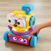FISHER PRICE Baby Robot mluvící s aktivitami 4v1 na baterie Světlo Zvuk