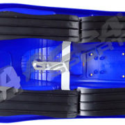 PLASTKON Boby řiditelné s volantem Snowboat 007 Modrý plast