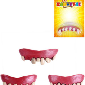 KARNEVAL Zuby upír gumové 3 druhy *KARNEVALOVÝ DOPLNĚK*