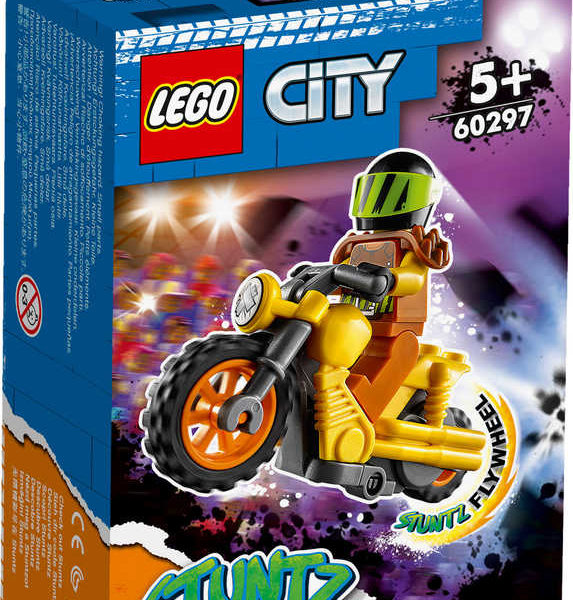 LEGO CITY Demoliční kaskadérská motorka 60297 STAVEBNICE