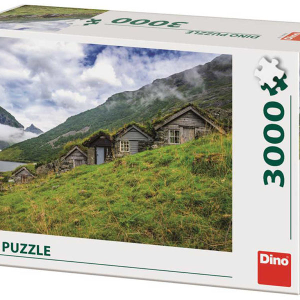 DINO Puzzle 3000 dílků Norangsdalen valley 117x84cm skládačka v krabici