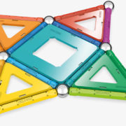 GEOMAG Rainbow 72 dílků duhová magnetická STAVEBNICE