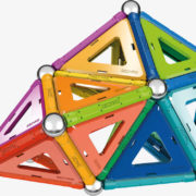 GEOMAG Rainbow 72 dílků duhová magnetická STAVEBNICE