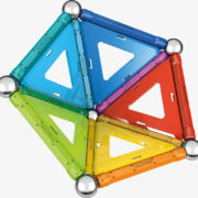 GEOMAG Rainbow 72 dílků duhová magnetická STAVEBNICE