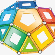 GEOMAG Rainbow 72 dílků duhová magnetická STAVEBNICE