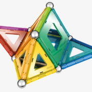 GEOMAG Rainbow 72 dílků duhová magnetická STAVEBNICE