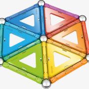 GEOMAG Rainbow 72 dílků duhová magnetická STAVEBNICE