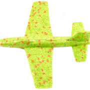 Letadlo soft házecí polystyrenové 17cm na házení 2 barvy na kartě