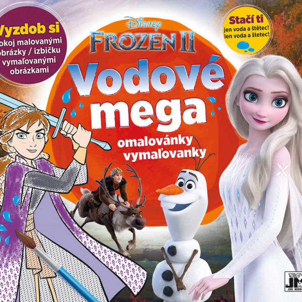 JIRI MODELS Mega omalovánky vodové Frozen 2 (Ledové Království)