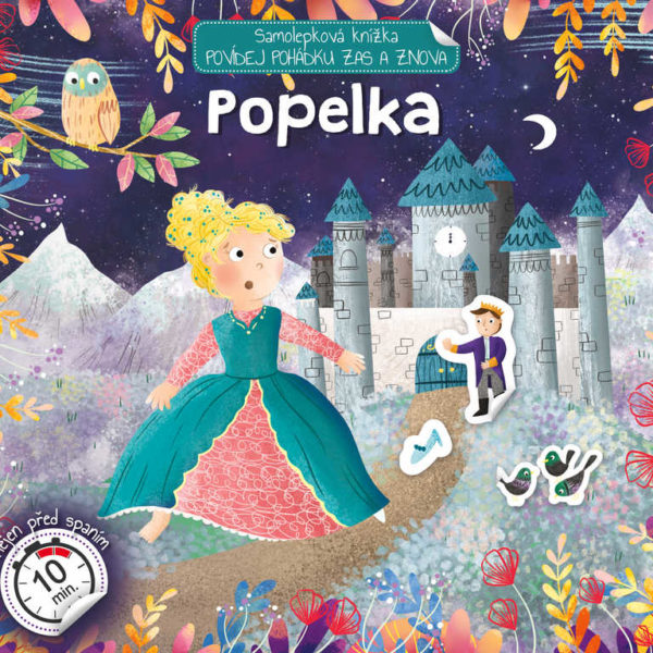 JIRI MODELS Povídej pohádku Popelka knížka samolepková