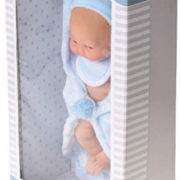Panenka miminko chlapeček 28cm tvrdé tělíčko s dečkou v krabici