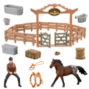 Moje malá frama ohrada pro koně herní set koník s figurkou a doplňky plast