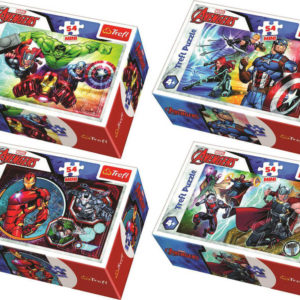 TREFL PUZZLE Avengers/Hrdinové mini 20x13cm 54 dílků 4 druhy