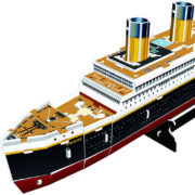 PUZZLE 3D Stavebnice model Titanic 35 dílků skládačka v krabici karton