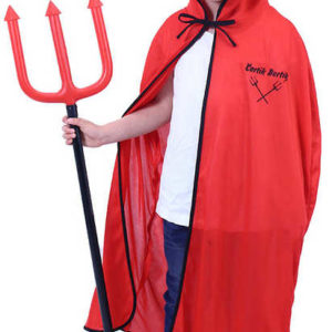 KARNEVAL Šaty Plášť Čertík Bertík (104-146cm) 3-10 let *KOSTÝM*