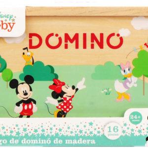 DŘEVO Hra Domino Mickey Mouse 16 dílků v krabičce *SPOLEČENSKÉ HRY*