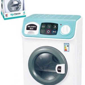 Pračka dětská automatická 22cm modro-bílá na baterie plast