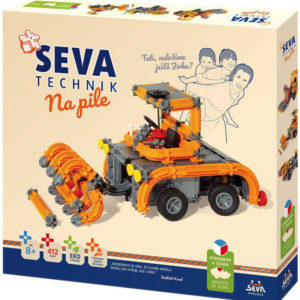 SEVA TECHNIK Na pile plastová STAVEBNICE 412 dílků v krabici
