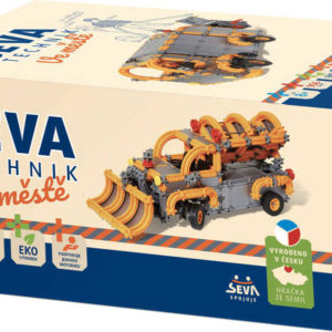 SEVA TECHNIK Ve městě plastová XL STAVEBNICE 956 dílků v krabici