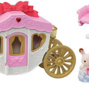 Sylvanian Families herní set králičí princezna + královský kočár s doplňky