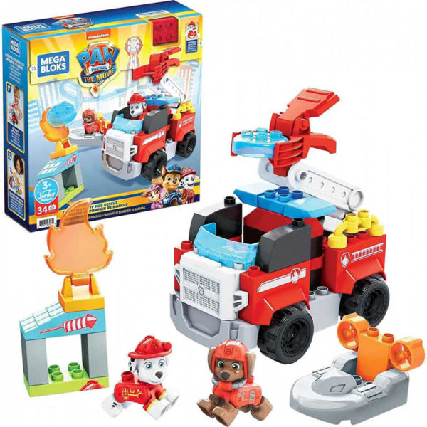 MEGA BLOKS Marshallův hasičský vůz Tlapková Patrola set stavebnice s figurkou