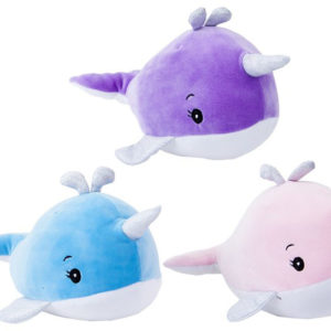 PLYŠ Baby Velryba 23cm soft měkká 3 barvy *PLYŠOVÉ HRAČKY*