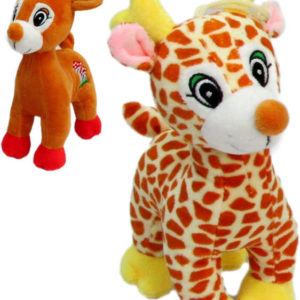 PLYŠ Jelen barevný 25cm (žirafa) 3 barvy *PLYŠOVÉ HRAČKY*
