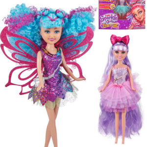 Sparkle Girlz panenka s kouzelnými vlasy 5 překvapení set s fashion doplňky 3 druhy