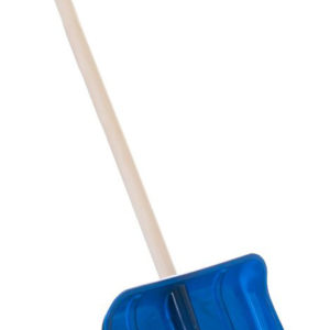 DŘEVO Lopata pro děti na sníh 87cm hráblo modré plast/dřevo