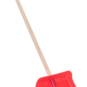 DŘEVO Lopata pro děti na sníh 87cm hráblo T-ručka červené plast/dřevo