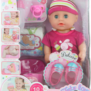 Panenka miminko 30cm pije čůrá set s plínkami a nočníkem na baterie Zvuk