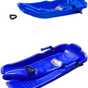 PLASTKON Boby dětské TURBOJET 2 brzdy 85x42x19cm Modré na sníh