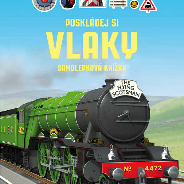 JIRI MODELS Poskládej si vlaky samolepková knížka