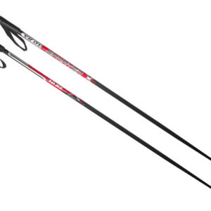 SKOL Hole běžecké 155-160cm černo-červené hůlky na běžky set 1 pár