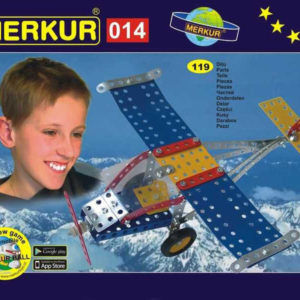 MERKUR M 014 Letadlo 119 dílků *KOVOVÁ STAVEBNICE*