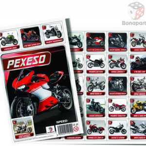 BONAPARTE Pexeso Moto Speed Motorky fotografie *SPOLEČENSKÉ HRY*