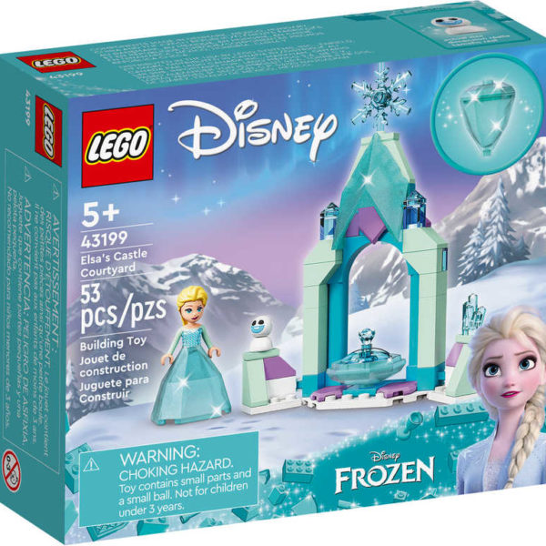 LEGO DISNEY FROZEN Elsa a zámecké nádvoří 43199 STAVEBNICE