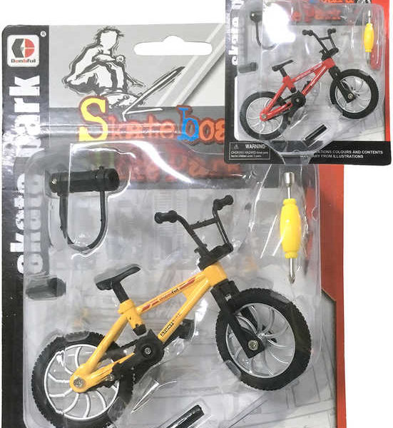 Kolo trikové prstové šroubovací freestyle bike set s nástrojem a doplňky kov