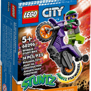 LEGO CITY Wheelie motorka 60296 STAVEBNICE