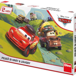 DINO Hra Pojeď si hrát a Závody Auta (Cars) 2v1 *SPOLEČENSKÉ HRY*
