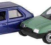 WELLY Auto model Škoda 7cm volný chod 1:60 různé druhy v krabičce