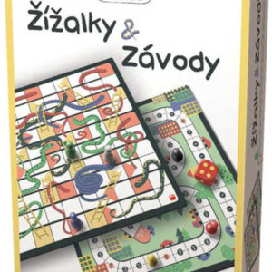 DINO Hra cestovní Žížalky a Závody 2v1 *SPOLEČENSKÉ HRY*