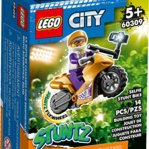 LEGO CITY Kaskadérská motorka se selfie tyčí 60309 STAVEBNICE