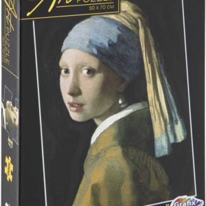 PUZZLE Art Dívka s perlou 50x70cm 1000 dílků skládačka v krabici