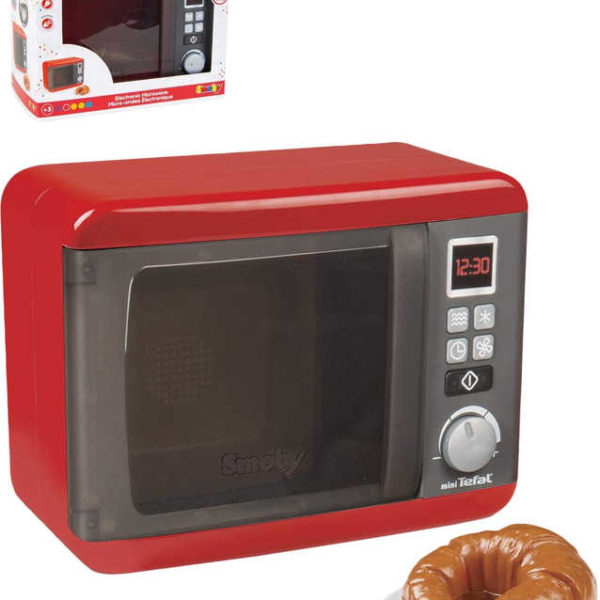 SMOBY Trouba mikrovlnná Tefal dětská s doplňky na baterie Světlo Zvuk