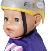 ZAPF BABY BORN Ochranná helma na kolo stříbrná pro panenku miminko ZAPF BABY BORN Ochranná helma na kolo stříbrná pro panenku miminko