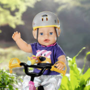 ZAPF BABY BORN Ochranná helma na kolo stříbrná pro panenku miminko ZAPF BABY BORN Ochranná helma na kolo stříbrná pro panenku miminko