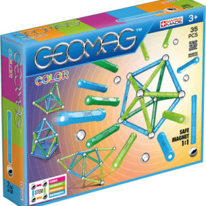 GEOMAG Color modrá 35 dílků magnetická STAVEBNICE